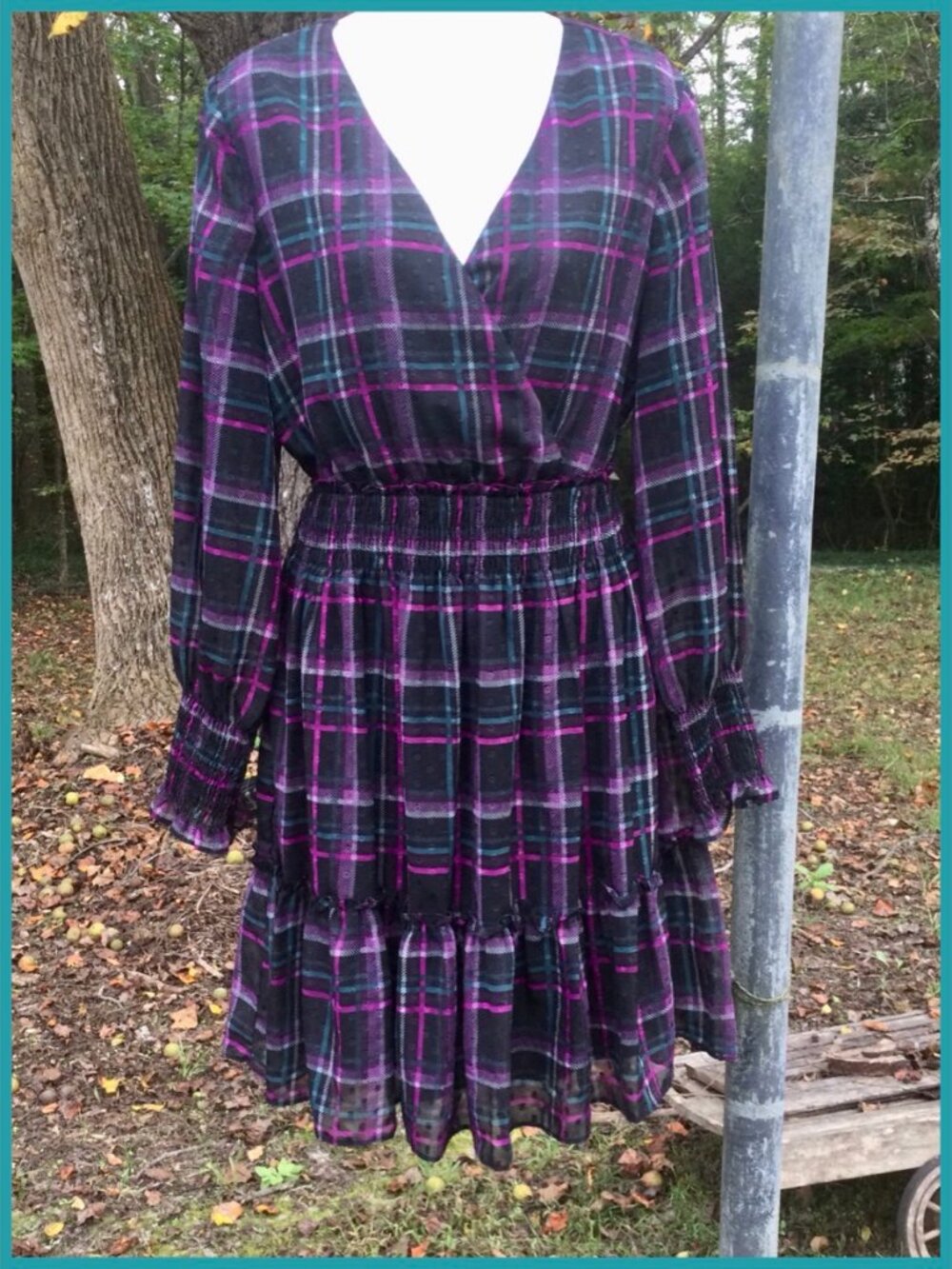 Plaid Dress, sz 10